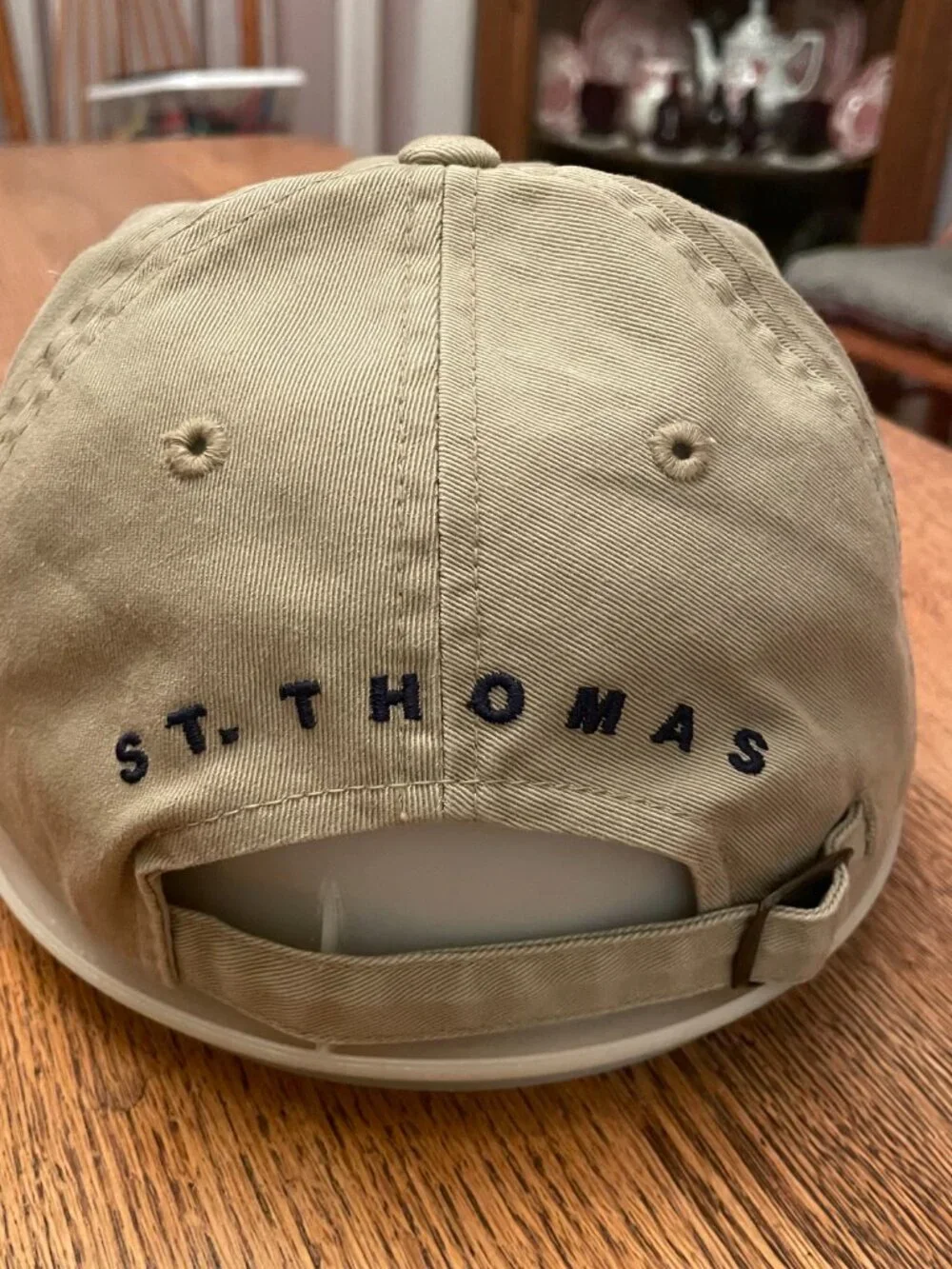 St. Thomas Hard Rock Cafe Beige Metal Buckle Strap Baseball Hat Cap